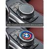 4.5CM 4.8CM Carbon Fibre Car Center Console Knob Stickers Decoration Accessories For BMW 1 2 3 4 5 6 Series GT Z4 X3 X4 X5 X6 X7 pzbn02