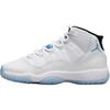 Air Jordan 11 Амортизация от ударов по пятке Высокие Детские Баскетбольные Кроссовки Белые 378038-104