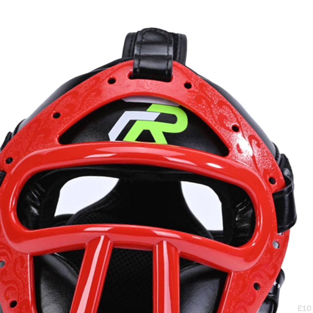 Boxing Headgear Face Cover Head Gear Thickened Padded Ventilated Protective Full Protection for