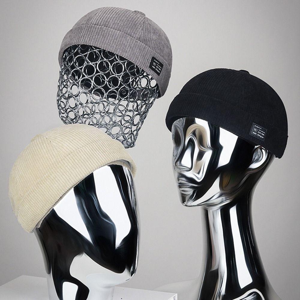 Вельветовая винтажная докерская кепка, регулируемая хип-хоп шляпа, многоцелевая шляпа домовладельца, для улицы