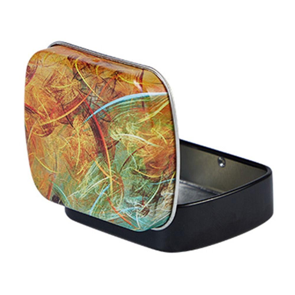 Мини Жестяная Коробка Металлическая Банка для Хранения Новая Жестяная Коробка на Петлях Конфеты