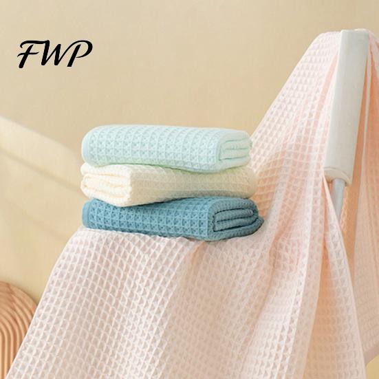 Absorbent Spa Towels for Home Cotton Waffle Bath Towel, Large Quick Dry Shower Towel Bathroom Travel Adults, Soft Thickened Skin Friendly Travel,