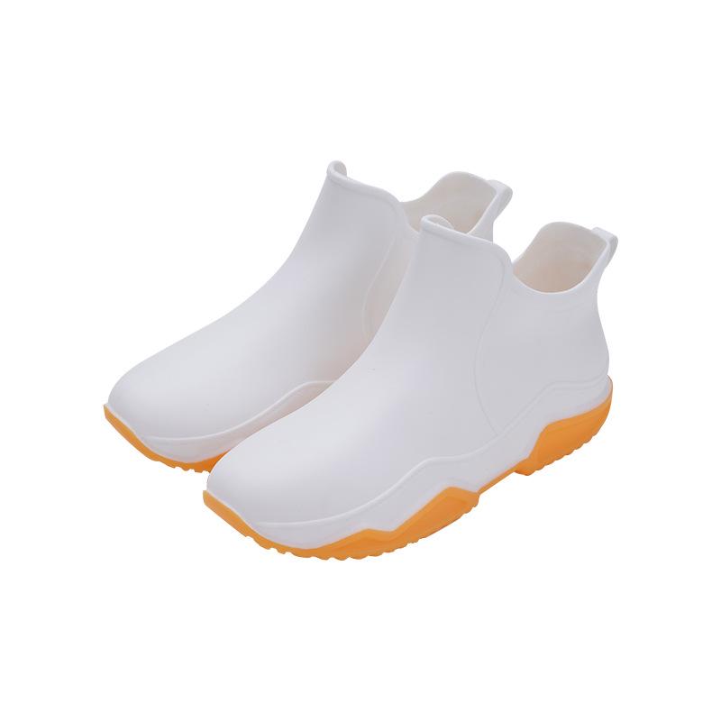 Мужские низкие водонепроницаемые мотоциклетные сапоги для езды на мотоцикле - нескользящая резиновая обувь для рыбалки