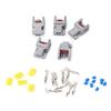 5 Sets 2 Pin Waterproof Connector For Delphi 10811963 Injector Fuel Rail Plug