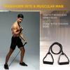 5 Levels Resistance Bands with Handles Yoga Pull Rope Elastic Fitness Exercise Tube Band for Home Workouts Strength Trainin G7A3