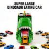 Educational Dinosaur Storage Truck: 24 Alloy Cars with Ejection Track – Teach Organization & Fine Motor Skills