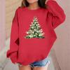 Children's Fashionable Casual Long-sleeved Loose Christmas Print Pullover Sweatshirt