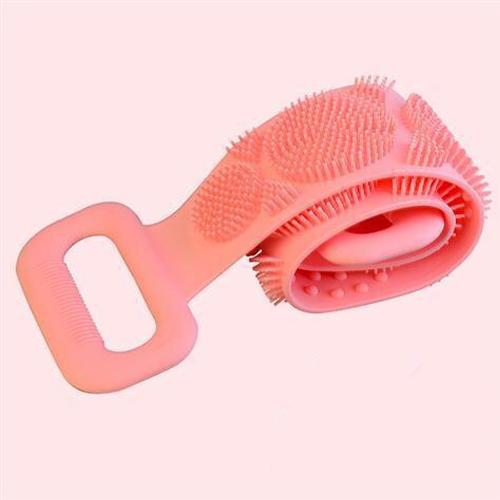 Силиконовое банное полотенце, растирающее спину, отшелушивающее омертвевшую кожу, массажная щетка для тела, щетка для ванны, растирающее полотенце, очиститель для душа WBL