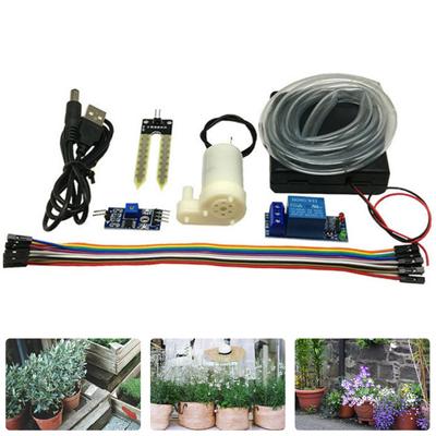 DIY автоматическая система полива ирригации датчик влажности почвы комплект модуля насоса