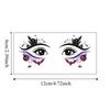 Cartoon Halloween Face Tattoo Disposable Halloween Bat Face Stickers  Enhance Atmosphere