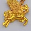 Кулон-ожерелье Пегас Золотистый Цвет Крылатый Конь Мифологический Символ Силы Свободы Летающая Лошадь Украшение Подарок для Женщин Мужчин
