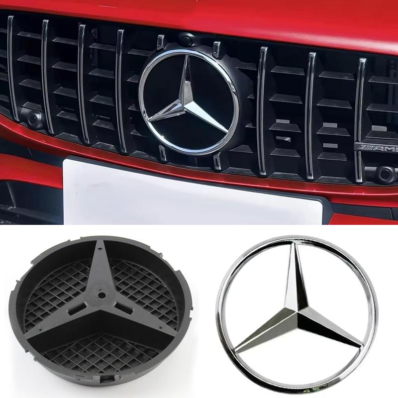 DCGO2 Car Modified Grille Emblem Front Badge for Mercedes Benz GLA180 GLA45 GLA200 CLA200 CLA220 CLA260 CLA45 CLA180 GLA CLA Series