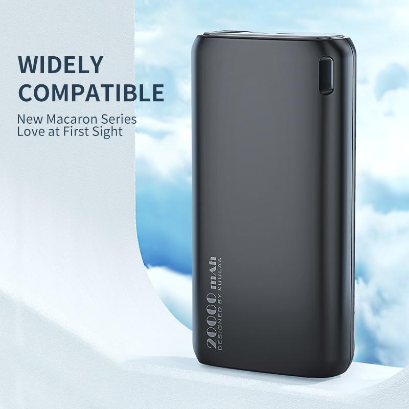 Power Bank Kuulaa 20000мАч со светодиодным индикатором заряда