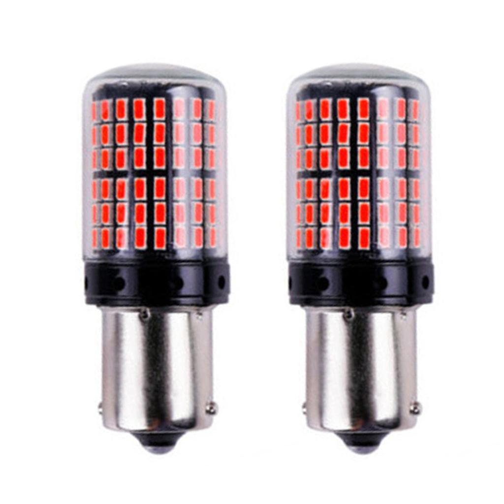 Car Turn Signal Light Stop Lamp Waterproof IP65 Indicator Light 2pcs 1156 3014 144smd 1157 T20