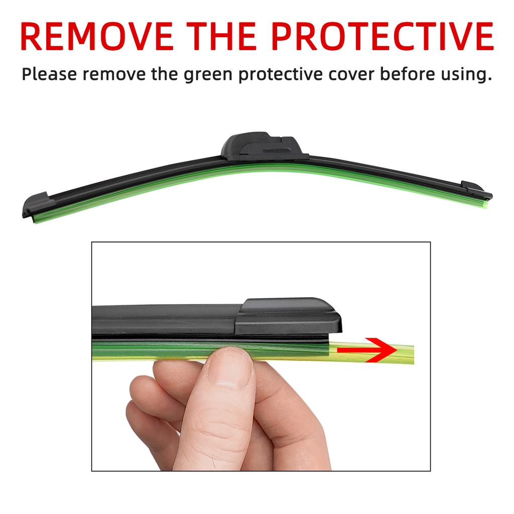 3PCS Wiper Blades For HONDA CRV CR-V 2001-2006 21" 20" 11" Fit Front Windshield Windscreen Window Brushes Cutter Accessories 2001 2003 2004 2005 2006