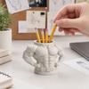 3D-печатный держатель для ручек, Форма торса бодибилдера, Мускулистый фитнес-органайзер для стола, Креативное украшение для рабочего стола, Подарок для мальчиков