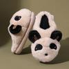 Мягкие, милые и удобные тапочки из хлопка и кашемира Panda Plus, зимние модные теплые домашние тапочки из хлопка и плюша для девочек