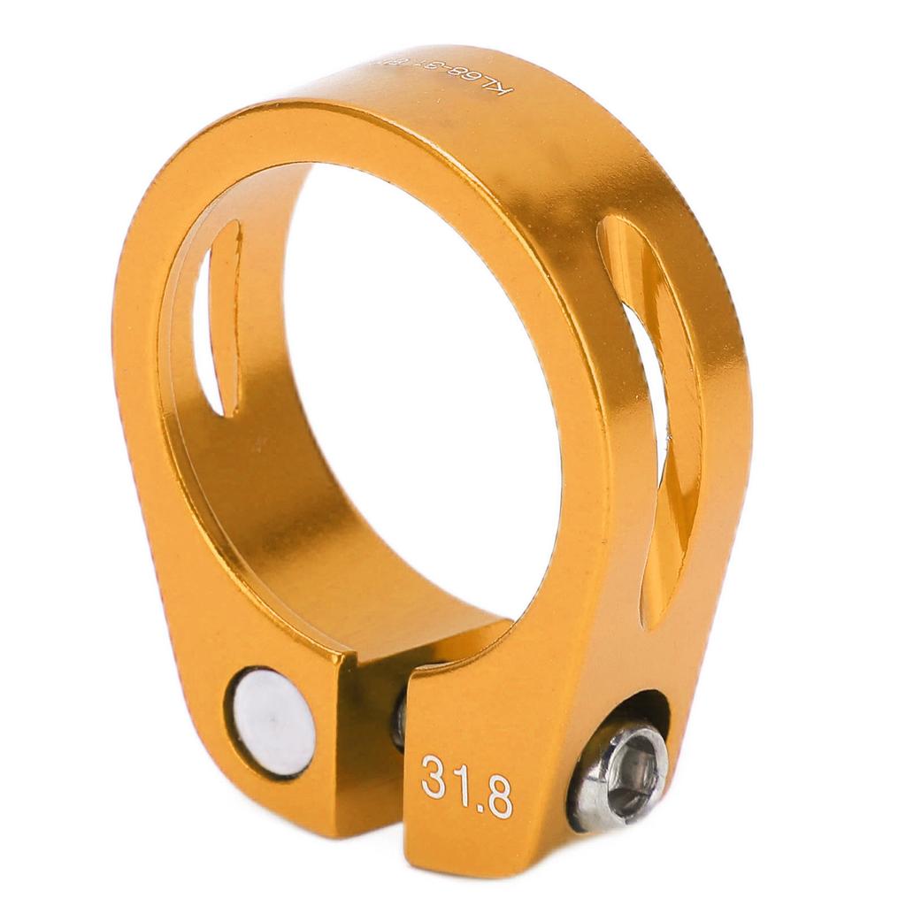 Bicycle Seat Tube Clamp Mountain Road Bike Lock Seatpost Aluminum Alloy Seat Tube ClampGold