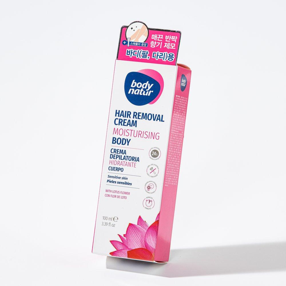 BODY NATUR Крем для депиляции Цветок лотоса 100 мл