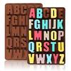 English Letter Silicone Molds Plaster Number Candle Molds Concrete Capital Letter Molds Lowercase Letters Digital Clay Mold Grey