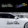 Laser New Reflective Waterproof Auto Decal Car Stickers Window Limited Edition Auto-styling