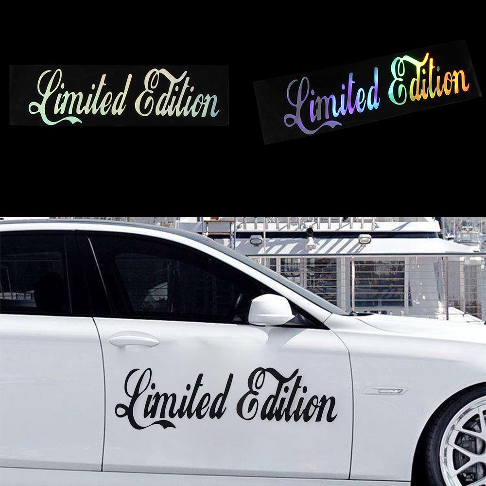 Laser New Reflective Waterproof Auto Decal Car Stickers Window Limited Edition Auto-styling