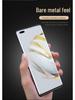 Защитный чехол Honor Play 50 из натуральной кожи с рисунком под страуса