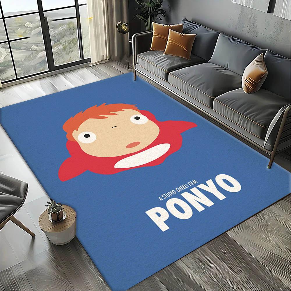 3D hOT M-Miyazaki-I Anime H-Hayaos Carpet Rug Art for Room Decor Home Kitchen Bedroom Sofa Gift Kids Area Rug Non-slip Floor Mat