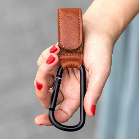 1/2/3/6 шт. Крючок для детской коляски Портативный застежка-липучка из искусственной кожи Вешалка для сумки для подгузников и покупок Многоцелевой зажим для коляски Ремешок Аксессуары для коляски