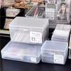 Коробка для хранения фотокарточек Idol Органайзер для карт Kpop Офис для сбора фотокарточек Органайзеры для удостоверений личности Чехлы для хранения канцелярских принадлежностей