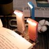 Лампа для чтения USB перезаряжаемая светодиодная лампа для чтения книг мягкая портативная складная лампа с зажимом для книг для дома и школы