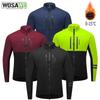 Wosawe Men's Reflective Autumn Winter Thermal Windproof Waterproof Breathable Resilient Road Bike Cycling Sport Jacket