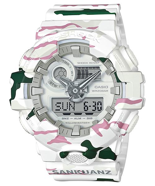 Casio G-SHOCK Men's Resin 200M Water Resistant Analog Shock Resistant Quartz Watch GA-700SKZ-7A