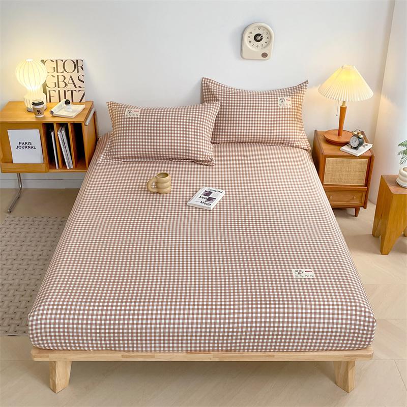 Однослойная простыня на подкладке из стираного хлопка и льна типа A Защитная простыня для матраса Simmons(Не включать наволочки)