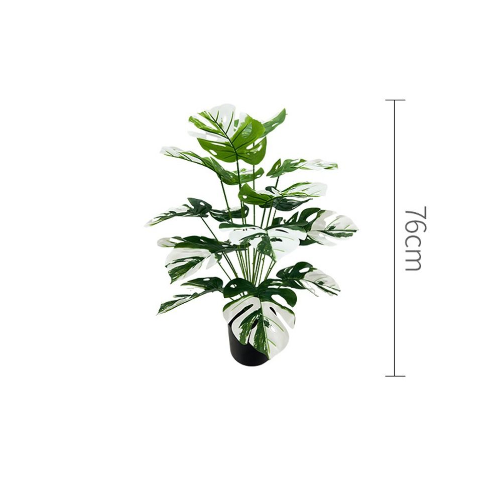 9-24 вилки искусственные тропические пальмовые ветви большие искусственные черепахи задний лист домашний садовый декор