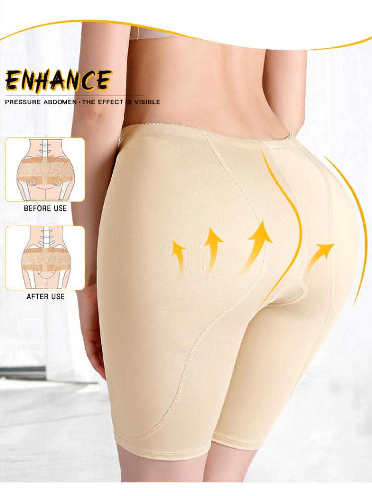 Женские корректирующие шорты с эффектом пуш-ап для ягодиц, утягивающее белье для талии, больших размеров