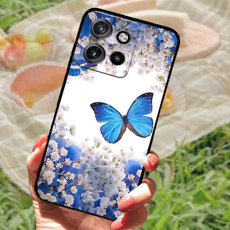Чехол для Motorola Edge 50 Neo Edge50 Для телефона Moto Edge 50 Neo Чехол-крышка 50 Neo 6,4" Coque Черный Силиконовый Мягкая Задняя Крышка Чехол