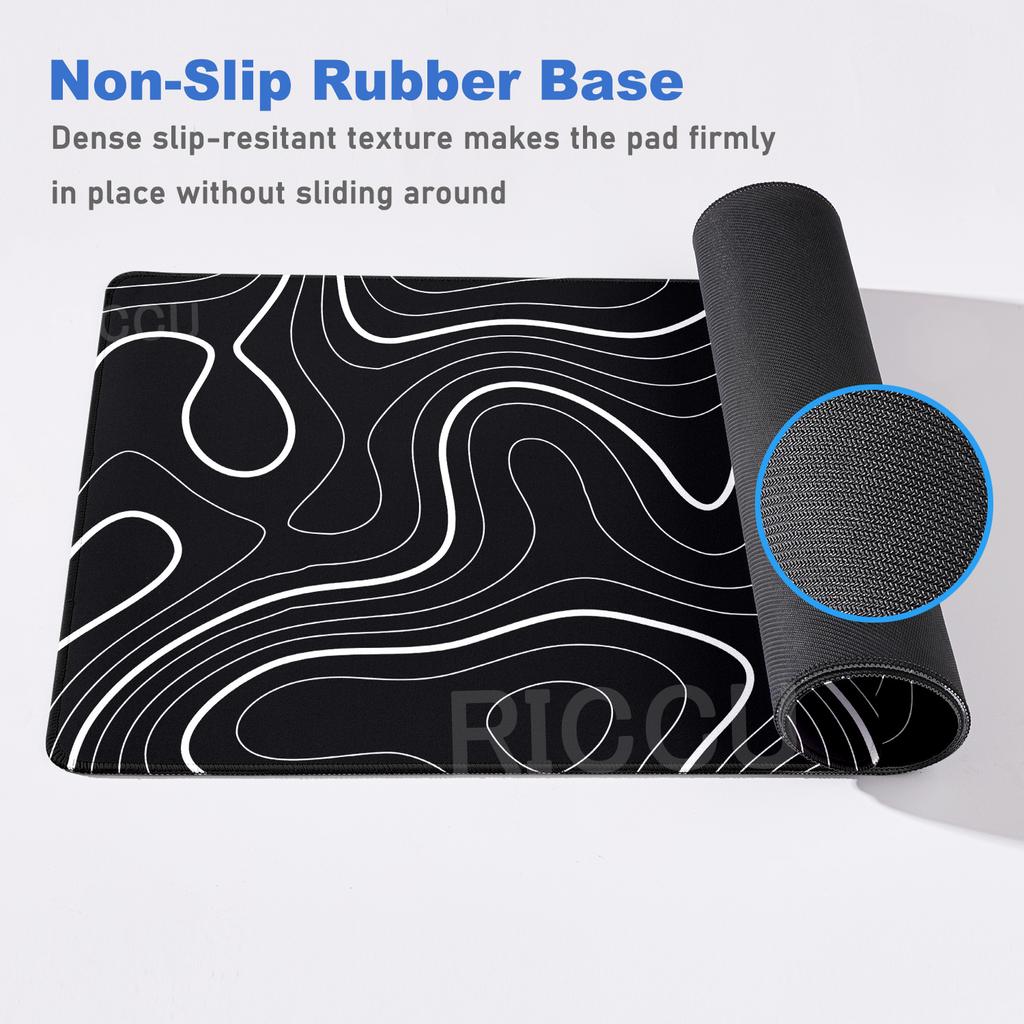HD printing structure diagram topographic map line Mouse Pad XXL Keyboard Table Game Anti-slip Desk Mat Computer PC Accessories