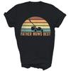 Father Mows Best Lawn Care Dad Mowing Unisex Shirt Gift