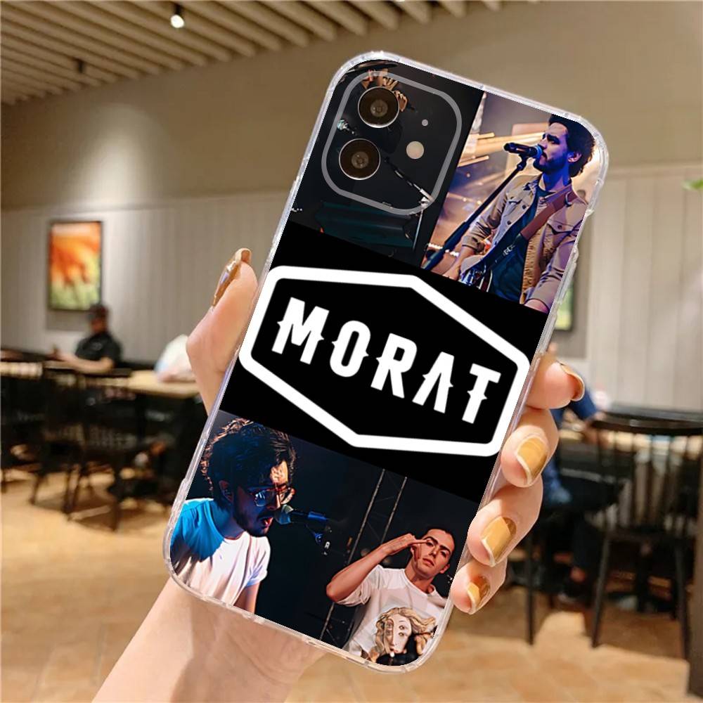 Чехол для телефона M-MoratS Band для iPhone 17,16,15,14,13,12,11 Pro,Max,Plus,X,XS,XR,SE4,E Mini, Прозрачный Мягкий Чехол