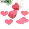WTEMPO 50PCS Wedding Love Labels Valentine's Day Hanging Paper Tags Labels Writable Decorative Labels Creative DIY Hanging Labels Gifts Wrap Labels