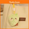 Shaped Leaf Miniature Plush Doll Keychain Pendant School Bag Decor Accessories