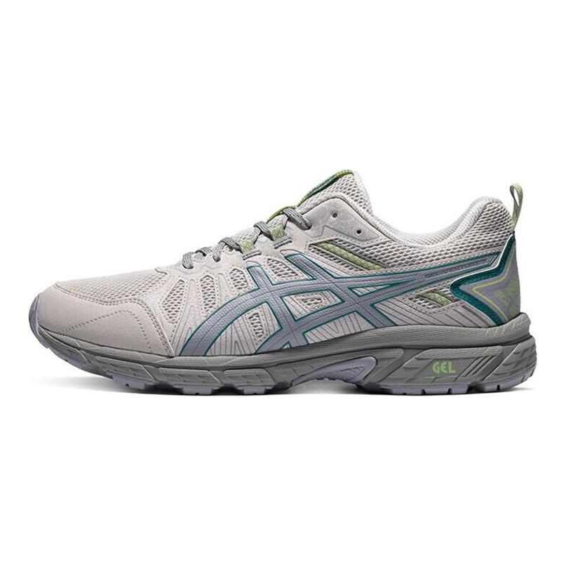 Asics Gel-Venture 7 Удобные Универсальные Тканевые Низкие Повседневные Кроссовки для Бега Мужские кроссовки Серо-Синие 1011A948-023