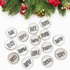 20 шт./компл. жетоны обратного отсчета на Рождество «Что делать» с буквенным принтом праздничное украшение Рождественский пришествие деревянные монеты комплект дисков