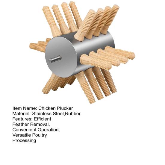 Машина для ощипывания курицы Машина для ощипывания птицы Машина для ощипывания перьев из нержавеющей стали с резиновыми пальцами
