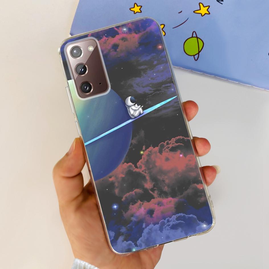 Чехол для Samsung Note 20 5G SM-N981B Популярный Цветок Тонкий Мягкий Силиконовый Чехол для Телефона для Samsung Galaxy Note20 Ultra 5G Funda Capa
