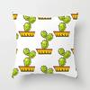 Office Chair Cushion Cover Creative Cartoon Cactus Print Pillow Cover Fashionable Luxury Home Decoration