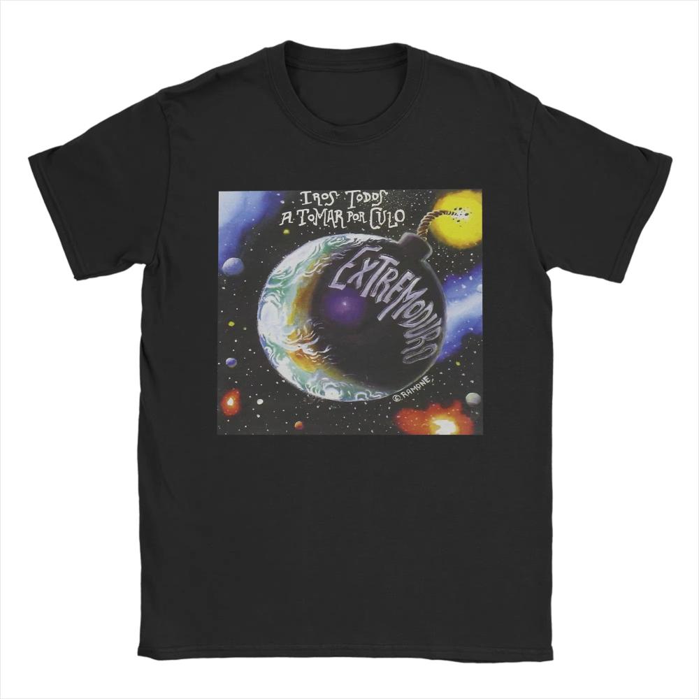 Extremoduro Iros Todos A Tomar Por Culo Mens Womens T Shirts Funny Tees Short Sleeve Crewneck TShirt Cotton Plus Size Tops