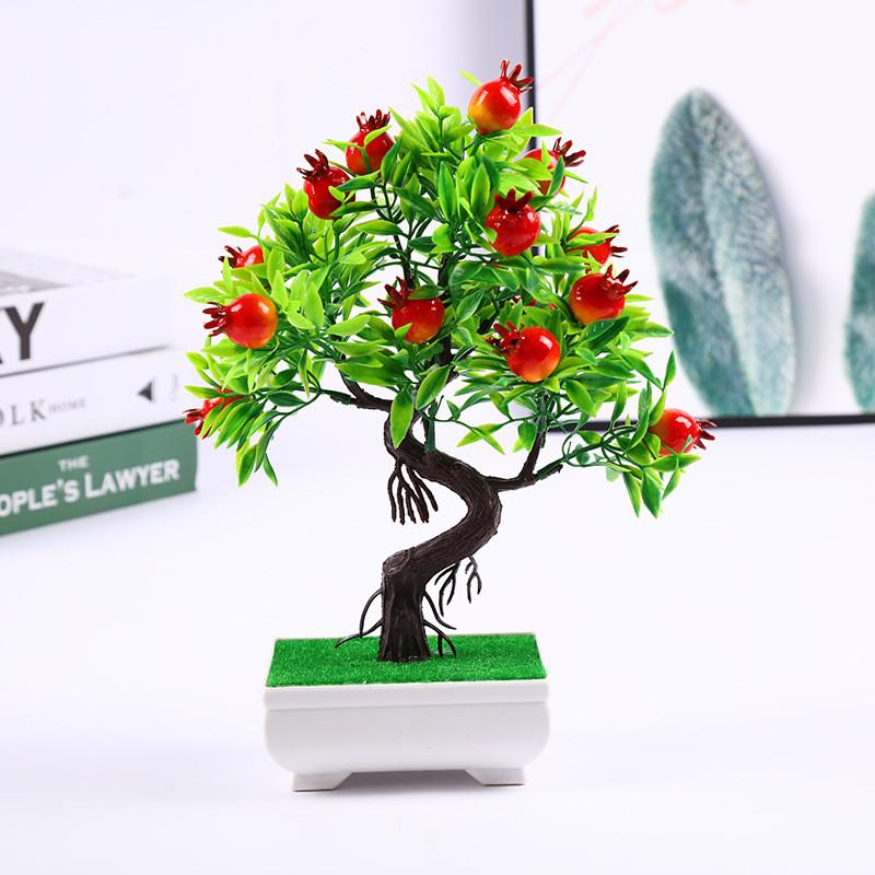 Red Chili Orange Fruit Artificial Plant Bonsai For Home Decor And Gift Ideas