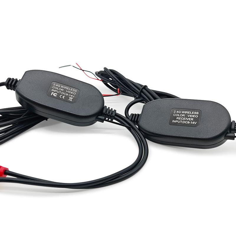 2.4Ghz Wireless Camera Video Transmitter and Receiver for Car Rear View Camera reverse backup and Car DVD Player Parking Monitor